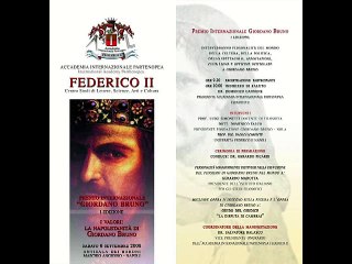 Per un busto di Giordano Bruno a Napoli