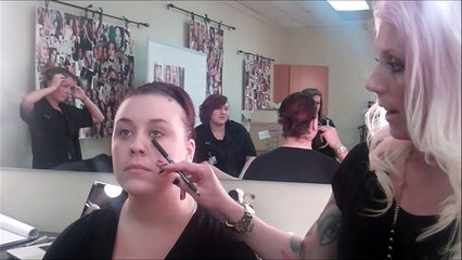 Avalon School of Cosmetology in Layton - MAC Makeup Demo