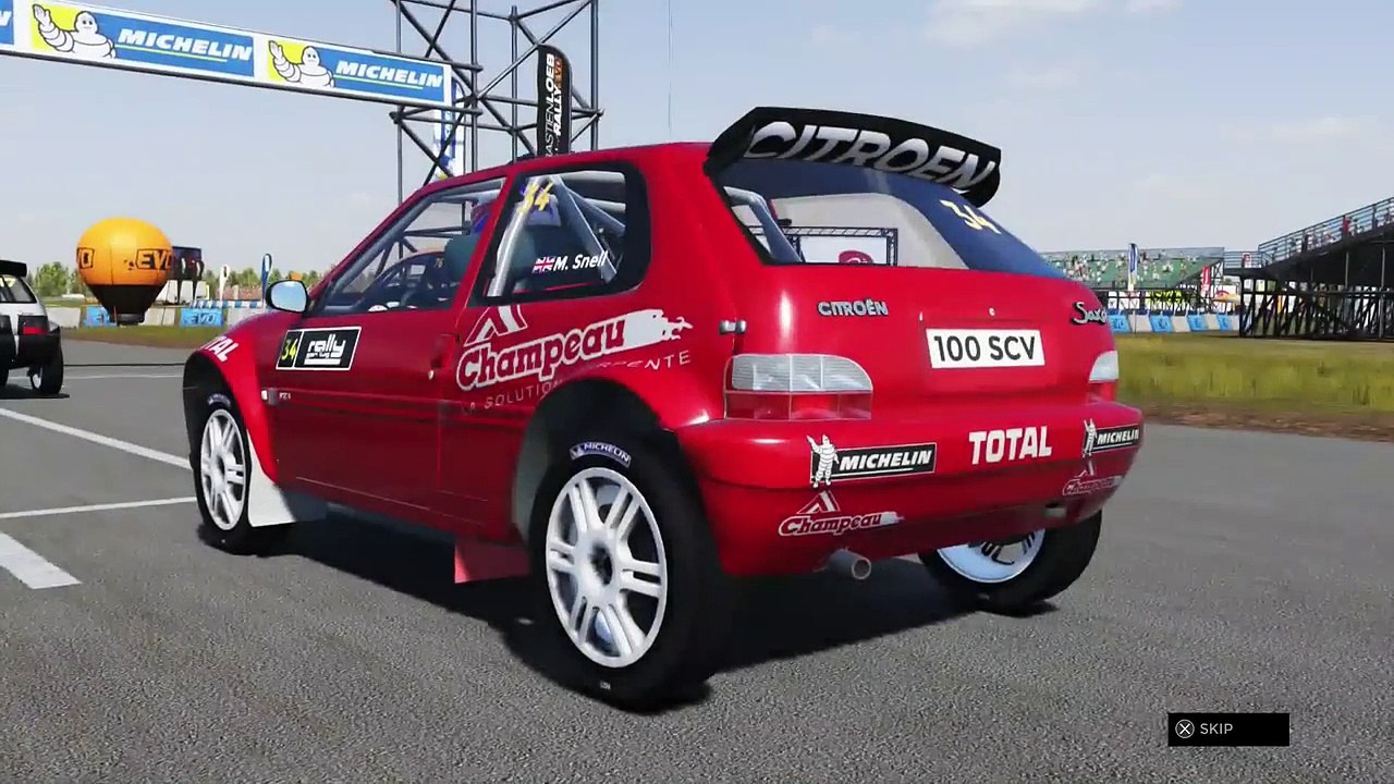 Sebastien Loeb Rally EVO PS4 | Career | Rallycross San Luis | Citroen Saxo VTS