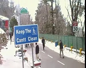 Murree mall snow fall 14 Febuary  2016 Part 4