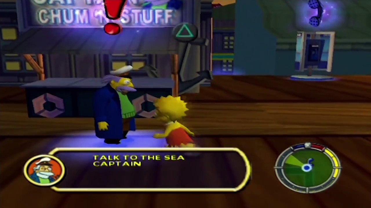 The Simpsons Hit & Run | Level 3 | Mission 7 | The Old Pirate and the Sea