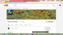 How To Find Your Youtube Channel URL Id and share on Social Media Networks(Manually)