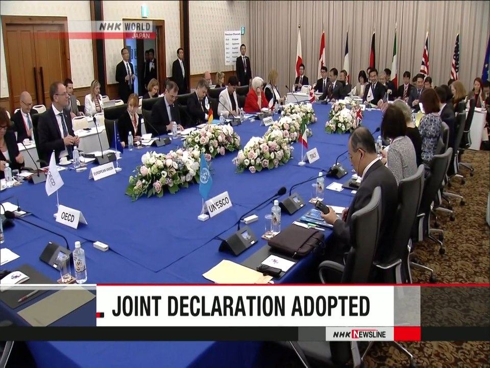 Adoption de la déclaration de Kurashiki par les ministres de l’Éducation du G7