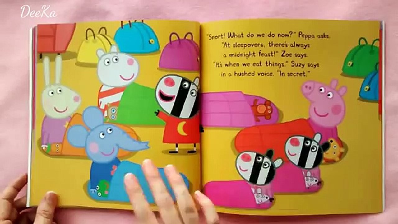 Peppa's First Sleepover Storybook  Peppa Pig read aloud