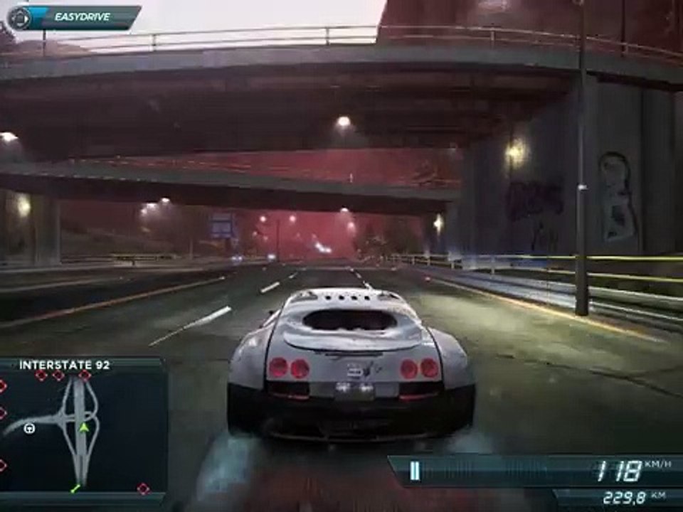 NFS most wanted Bugatti Veyron  vs Pagani Zonda R