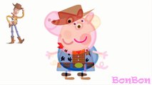 Peppa Pig se disfraza  Toy Story personajes #PeppaPig