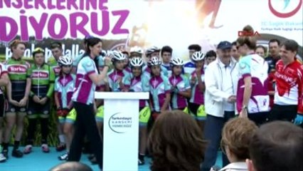 Kadın Kanserlerine Karşı Boğaziçi Köprüsü'nde Pedal Çevirdiler -2...