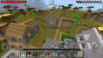 Minecraft サバイバル part1 なんとズル？というか村、Minecraftの自宅紹介！