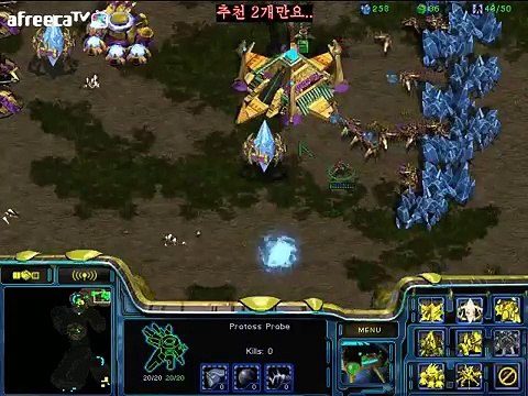스타크래프트 Starcraft Brood War [FPVOD Bisu 김택용] (P) vs sSak 최호선 (T) Fighting Spirit 투혼