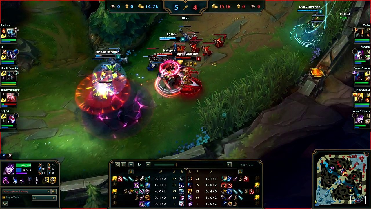 Season 6 // Dynamic Q Morgana Support [LoL]