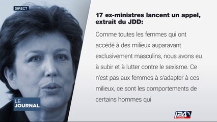 "Nous ne nous tairons plus", 17 ex-ministres lancent un appel contre l'harcèlement sexuel