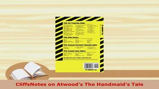 PDF  CliffsNotes on Atwoods The Handmaids Tale Download Online