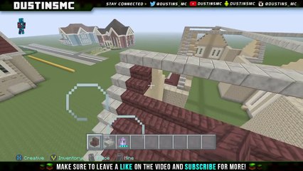 Minecraft Xbox One: Sandstone Mansion Tutorial - Part 5 (Xbox,Ps,PC,PE)
