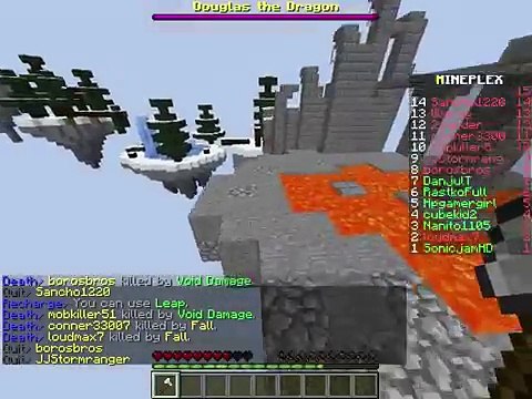 My new Skylands shortcut! [Mineplex Dragon Escape]