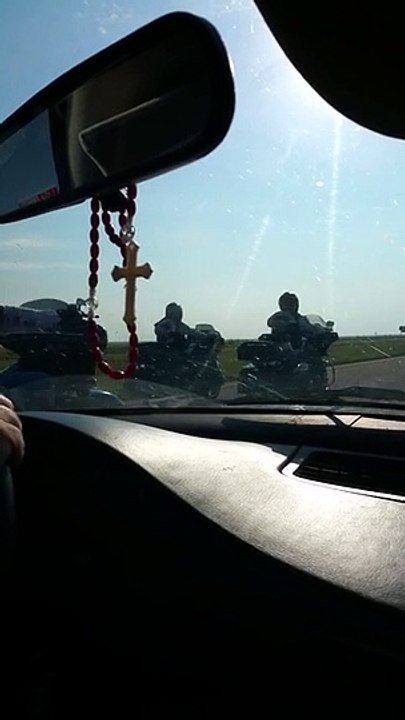 Man Just Cruising Down The Highway When – BAM! — The Hells Angels Smash His Back Windshield