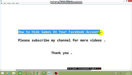 How to Hide Games On Your Facebook Account