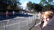 Walt Disney World Marathon 1/12/2014 Arriving runners around 9:26 am (3:45 hrs aprox of running)