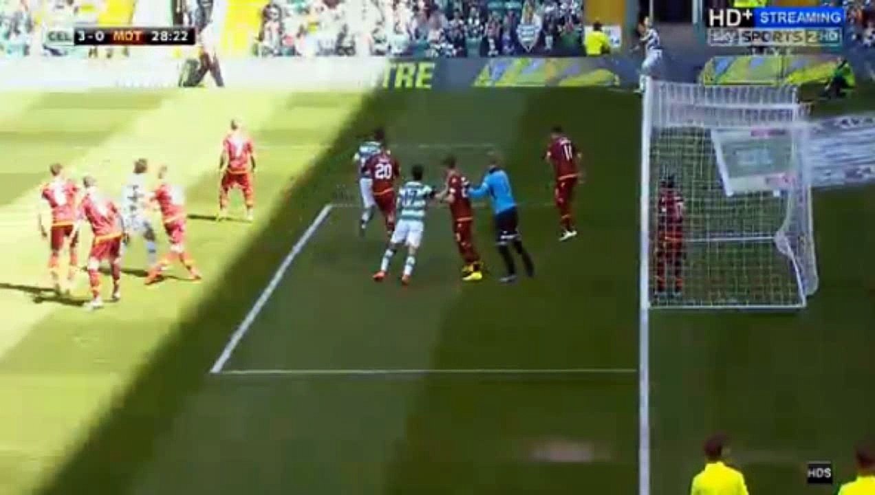 Mikael Lustig Goal HD - Celtic 3-0 Motherwell - 15-05-2016
