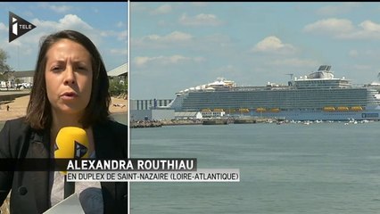 Saint-Nazaire: Harmony of the Seas prend le large - Le 15/05/2016 à 14h00