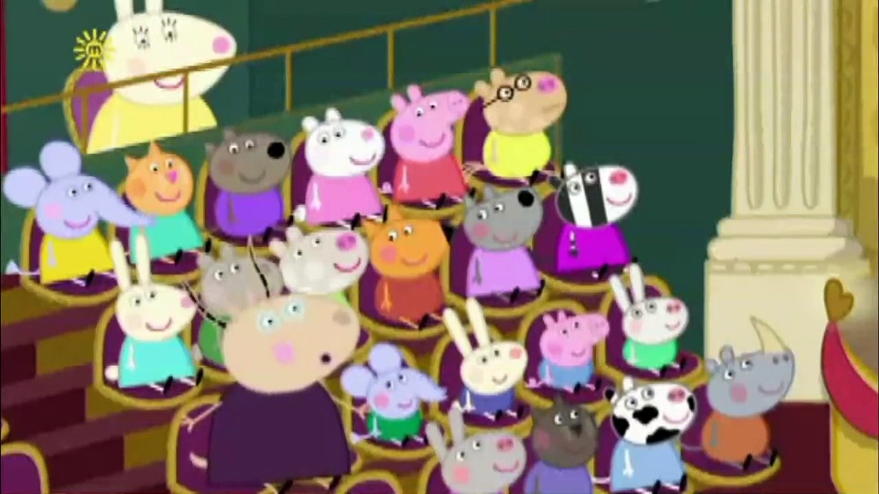 Peppa Pig Toys Play Doh ~ Mr Potato's Christmas Show - Madame Gazelle's Leaving Party