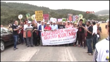 Aliağa'da Termik Santral Eylemi