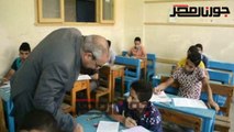 محافظ المنيا يتفقد لجان امتحانات الشهادة الإعدادية