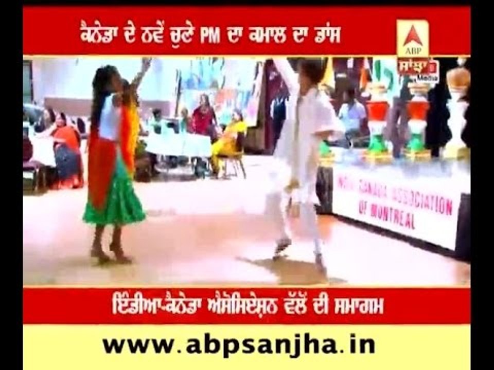 Canadian PM burns dancing floor in Indian progr...