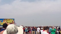 F-22 Raptor low pass Lincoln air show 2016