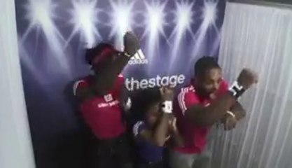 David Beckham pops up at photobooth