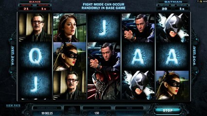 The Dark Knight Rises ilmainen kasino kolikkopeli Microgaming Video Esikatselu