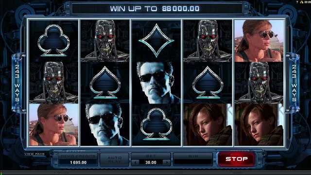 Terminator 2 ilmainen kasino kolikkopeli Microgaming Video Esikatselu