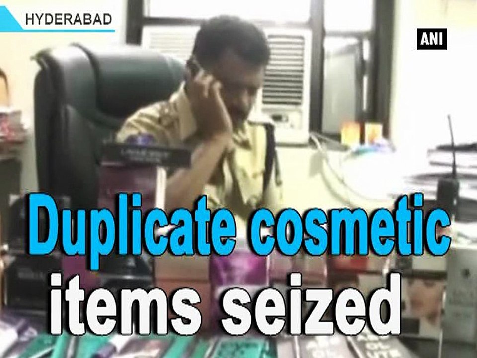 Duplicate cosmetic items seized