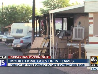 One person believed to be dead after overnight mobile home fire