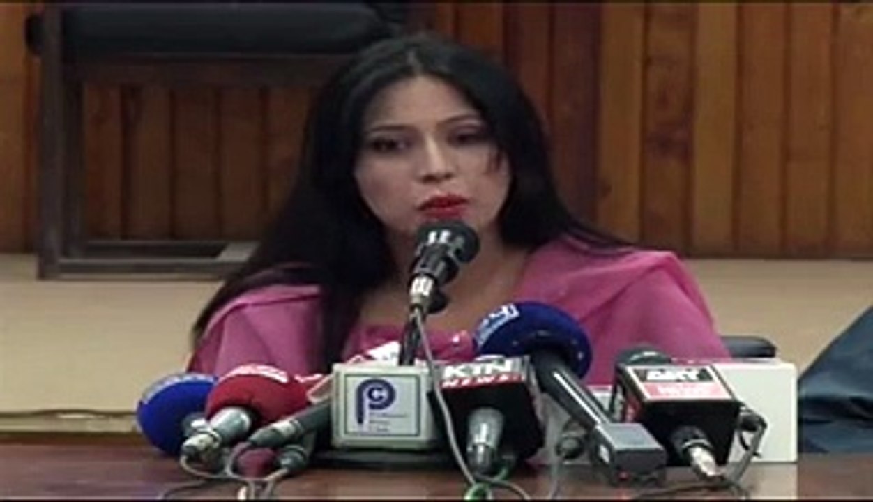 Kiya PTI Ke Jalsa Mian Anie Khan Ka Aana Sazish Thi--- Anie Khan Press Conference