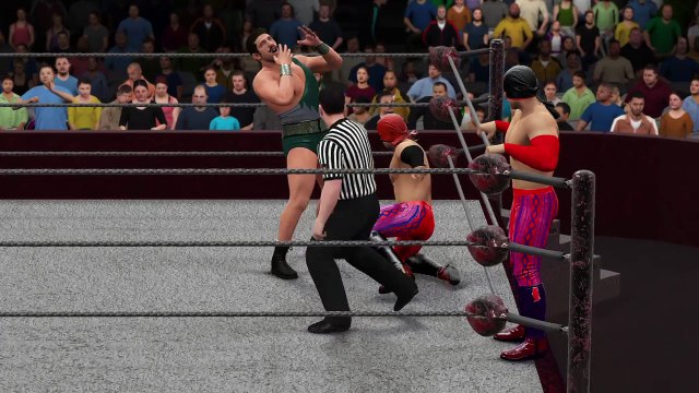 WWE 2K16 the vaudevillians v los matadores