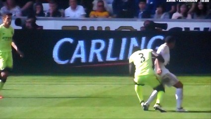 Bacary Sagna Gets Injured While Kicking At Jefferson Montero!