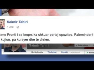 TAHIRI I PERGJIGJET PD ME IRONI,“FRONTI I SE KEQES KA KALUAR PERTEJ OPOZITES” LAJM