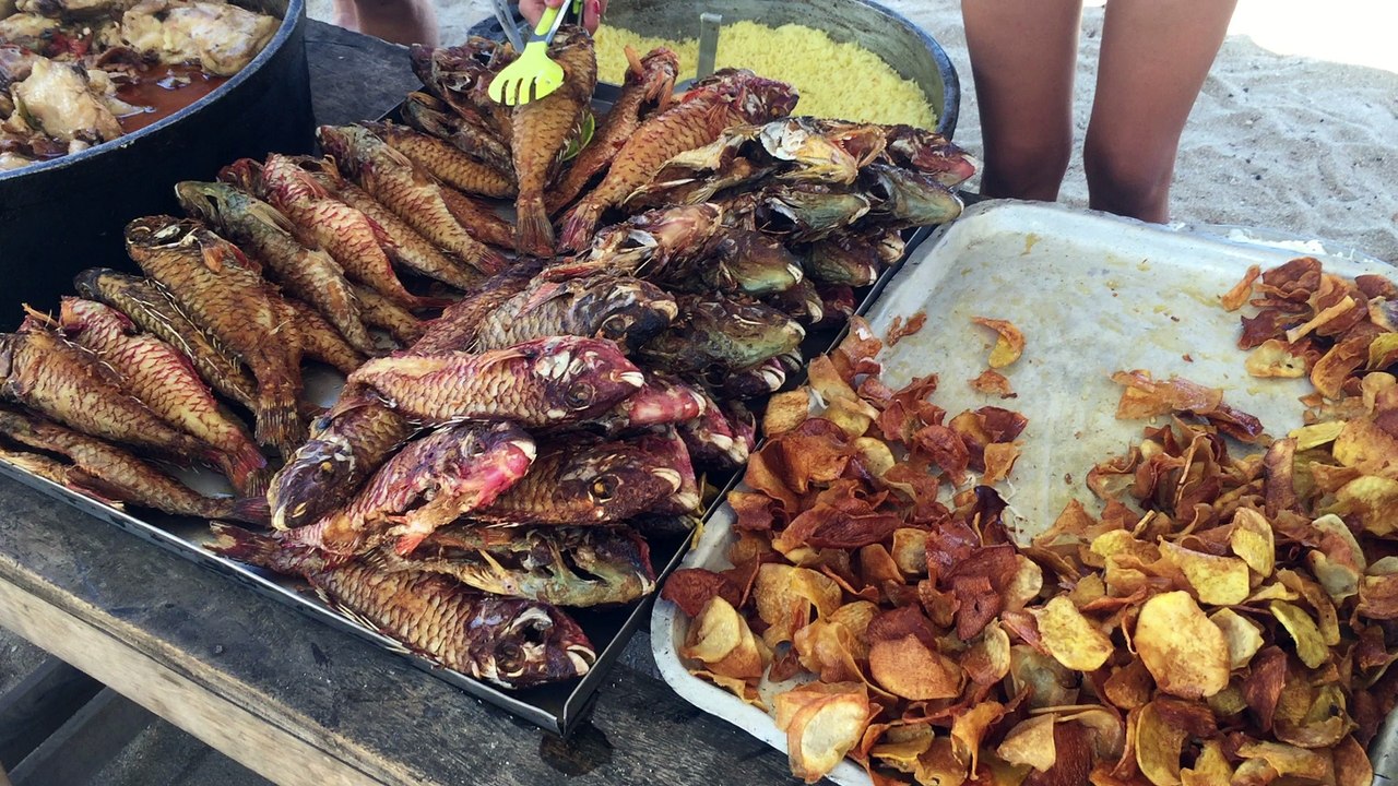 Dansacuba Buffet sortie plage Bueycabon avec profs cubains stage février 2016