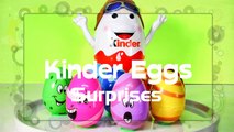 6 Kinder Eggs Surprises Toys for Kids  Toys review By Fun Toys Review Tv