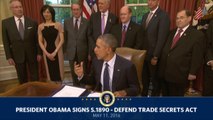 President Obama Signs S 1890 Defend Trade Secrets Act