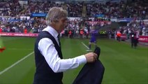 Manuel Pellegrini Gives His Jacket To Away Fans vs Swansea City!