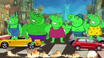 Peppa Pig Hulk ★ Family Finger Songs ★ Nursery Rhymes Lyrics By Owl Chanel