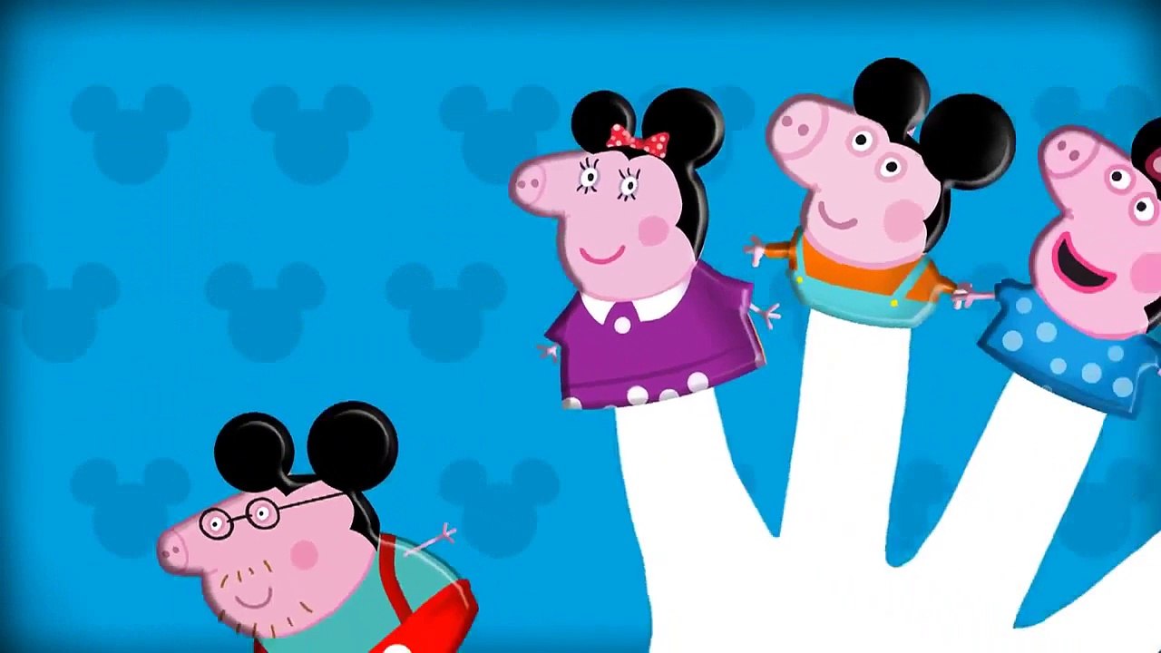 Peppa Pig Ice Cream Mickey Finger Family Nursery Rhymes Lyrics and More video snippet