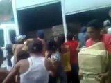 Saquearon camión de alimentos en La Pedrera