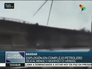 Tải video: Irak: atentado en refinería de Bagdad causa 11 muertos y 21 heridos