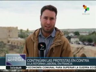 Francia: protestan en Rennes contra la reforma laboral