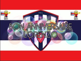Montage Vidéo Anniv' Lorenzo PEREZ
