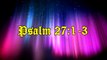 Psalm 27 1 3 verses 1-3