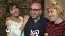 Flavio Insinna e Federico Russo in collegamento con il TG1 per le anticipazioni dell'Eurovision Song Contest -14/05/2016