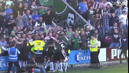 Peter Hartley Winning Goal HD - Plymouth Argyle FC VS Portsmouth 1-0 (15.5.2016) - League One